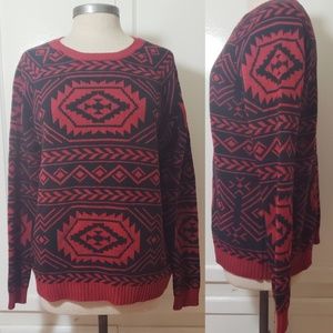 Forever 21 tribal print sweater